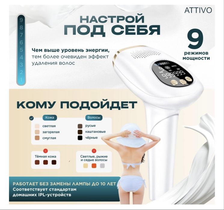 фотоэпилятор для тела