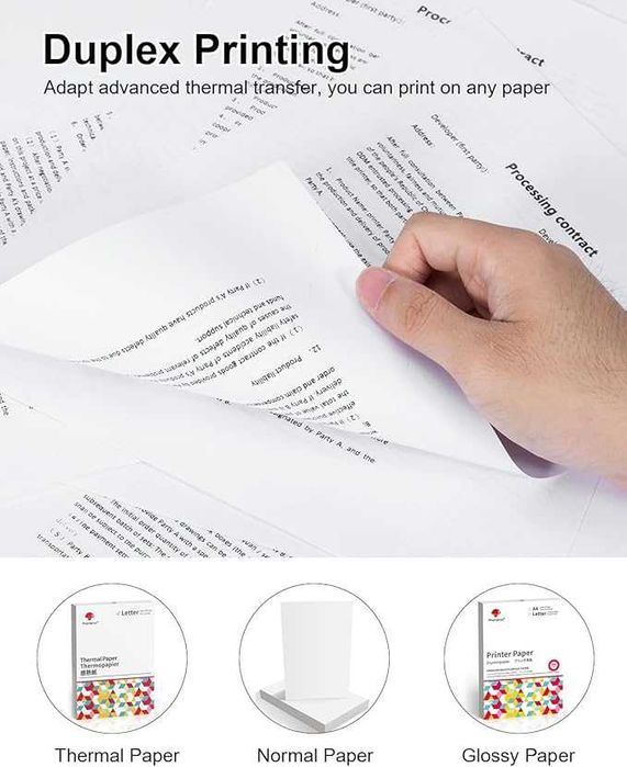 Термотрансферна лента , съвместима с преносим принтер Phomemo  2 ролки