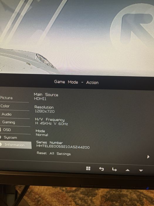Acer  monitor 720p