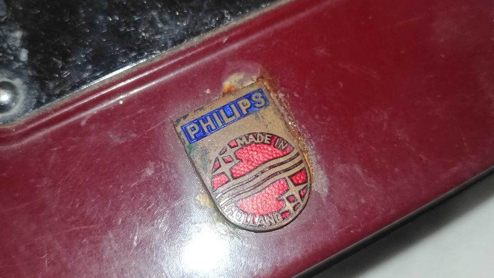 Cutie retro vintage baterii aparat de ras philips