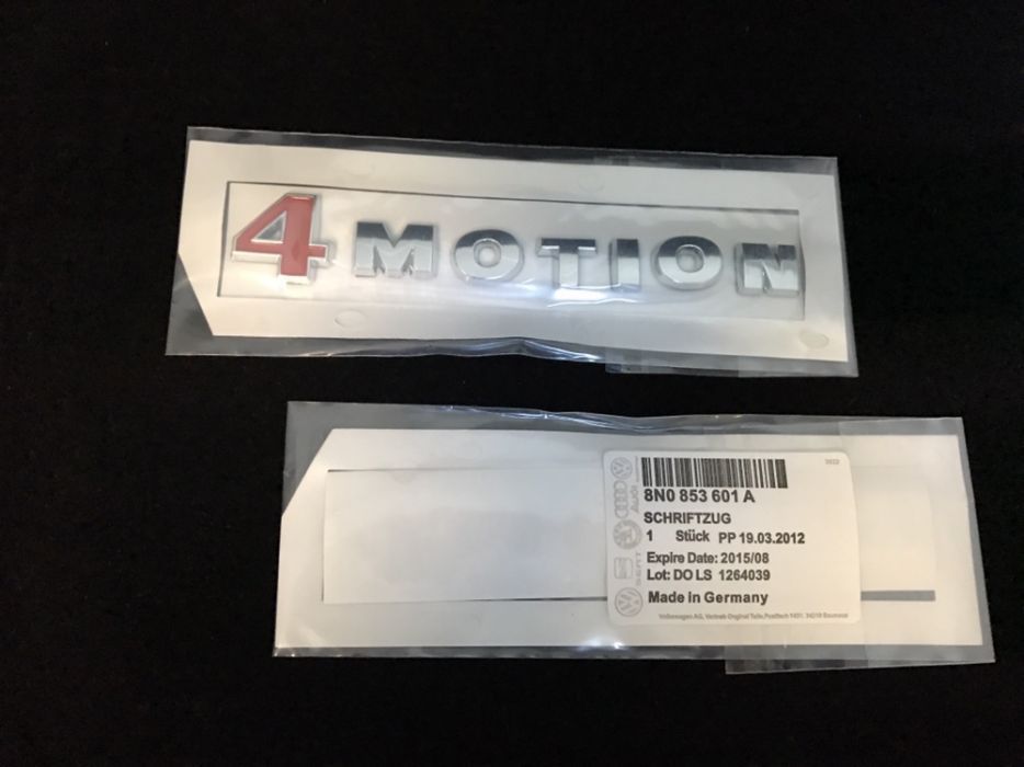 Emblema VW 4motion spate abs
