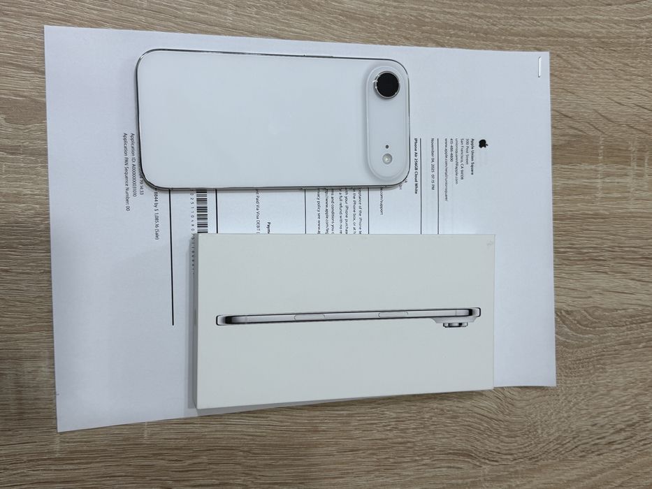 iPhone 17 Air, 256GB, Cloud White, NOU, Garantie