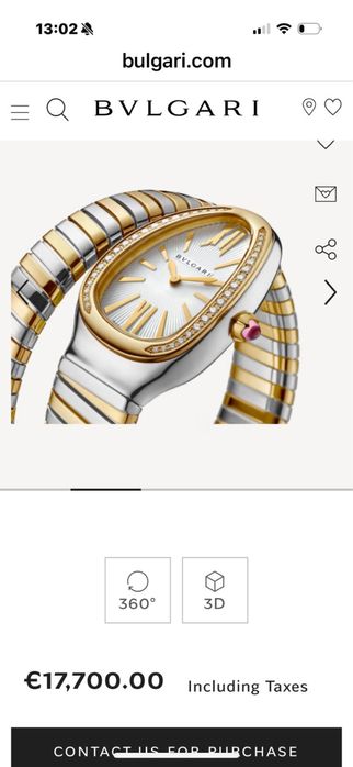 Bvlgari serpenti tubogas