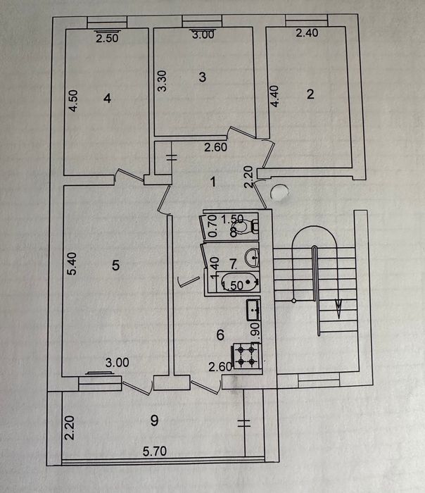 4/3/5, Чиланзар 25 квартал (кирпич).