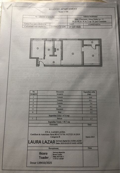 Vand ap 3 camere  ,zona Casa de Cultura  ,gaze .Posibilitate rate !!!