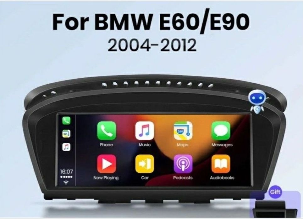 Navigație Android dedicat pt. BMW Seria 5 E60, E90 (2004-2012)