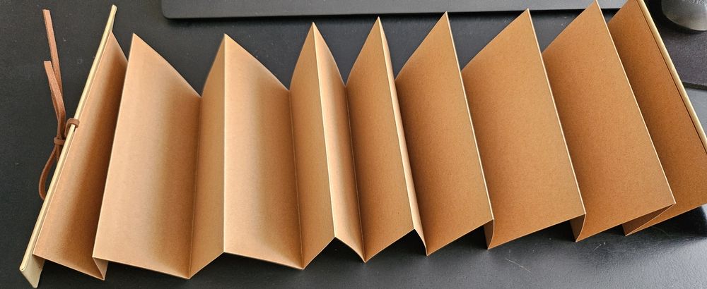 Крафт албум тип акордеон + стикери