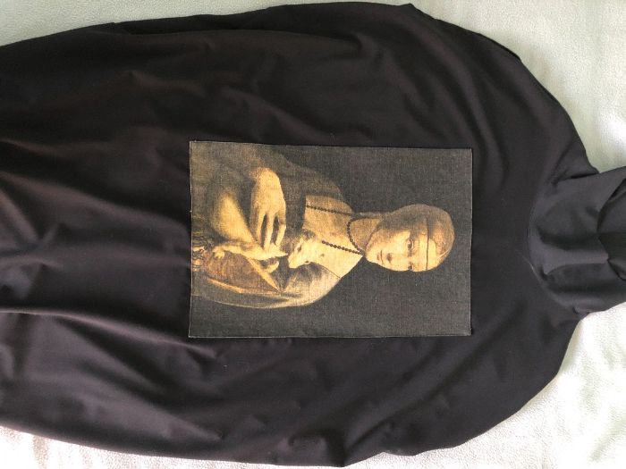 Art fashion рокля с картина на Леонардо да Винчи