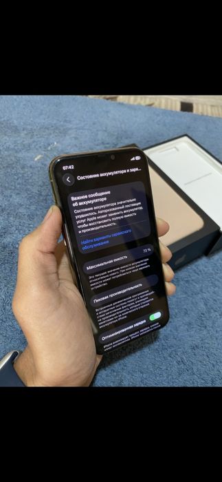 Iphone 11 pro sotiladi xotira 64g