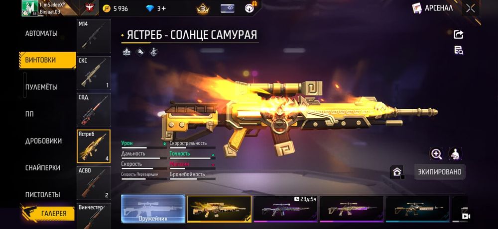 Аккаунт фри фаер