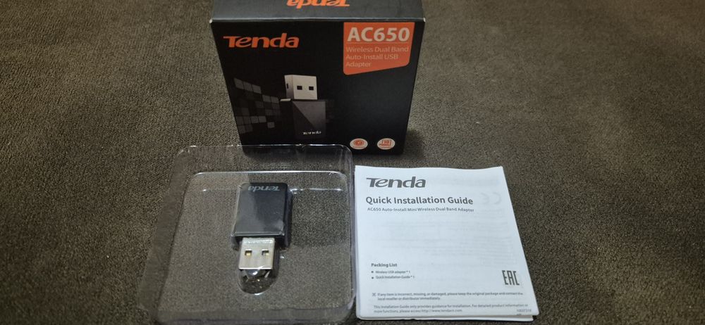 Adaptor wireless Tenda U9 AC650 – Dual Band USB WiFi