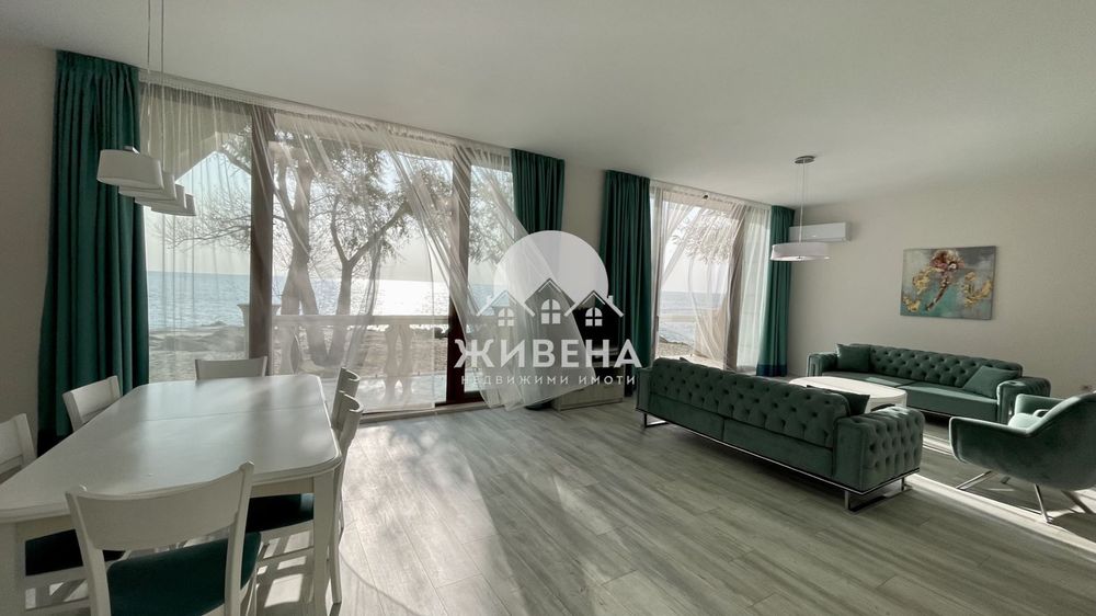 Обзаведен 4-стаен апартамент до плаж Кабакум, Варна