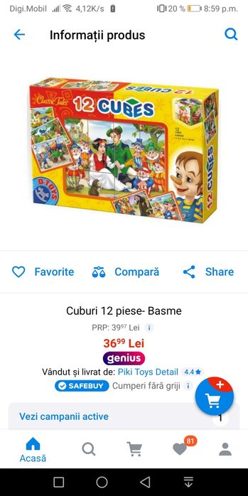 Iepuraș /cuburi puzzle /plastilina copii