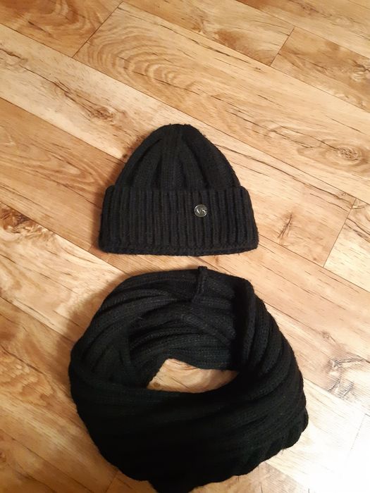 Шапка и снуд зимний