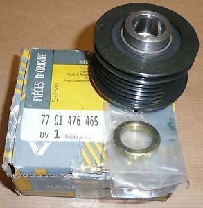 Fulie alternator OE Renault Clio 2, kangoo, Thalia, Twingo 2, Dacia Logan, Sandero 1.5 dci, original 7701476465, fara ambreiaj