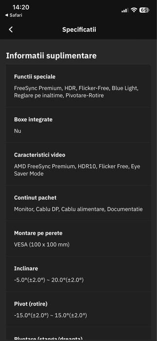Monitor Samsung 32 inch