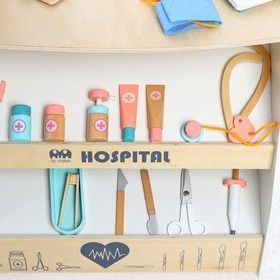 Деревянный Детский набор доктора создан для сюжетной игры