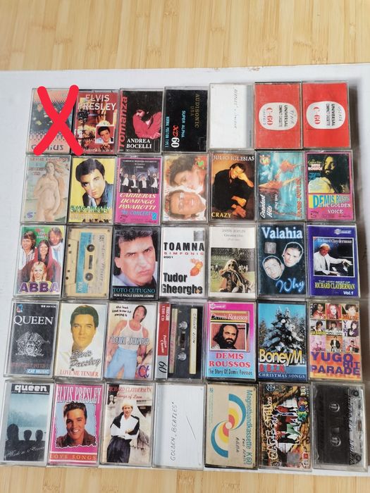 Casete audio muzica usoara si populara