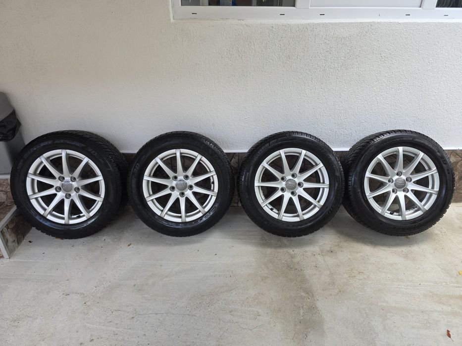 Джанти с гуми 5x112 16 цола vw golf pasat touran