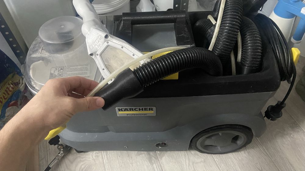 Karcher puzzi 10/1, помпа на 6 бар, насадка двухкамерная