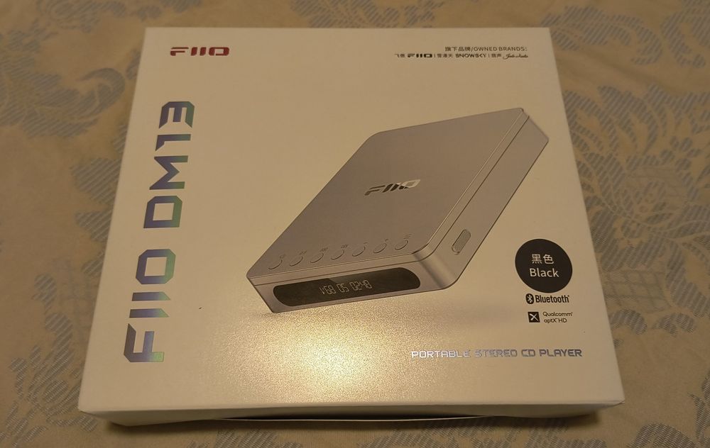 Fiio DM13 BT CD-player Negru plus husa Hama bonus