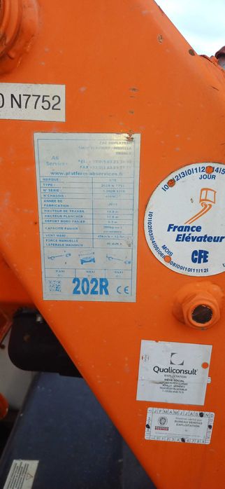 Renault Maxity nacela prb, an 2015, 20 m