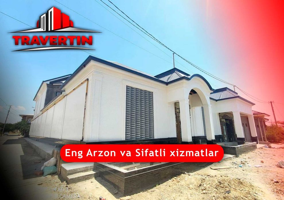 Travertin tosh Travertin fasad Travertin ustalari Леонардо Отточенто