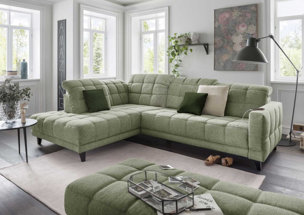 Гаранционна холна гарнитура / диван  ЕСБЕРГ с подвижна ел. лежанка