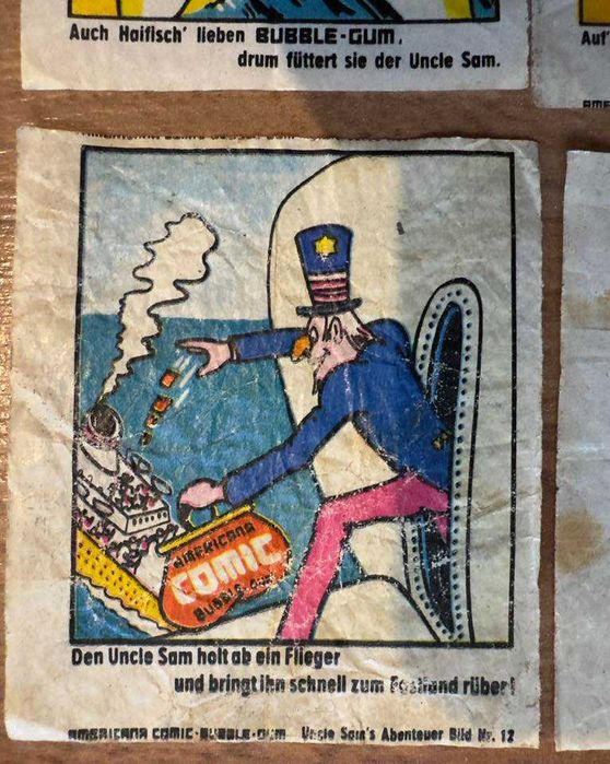 Картинки от дъвки Uncle Sam Americanа Comic Комикс