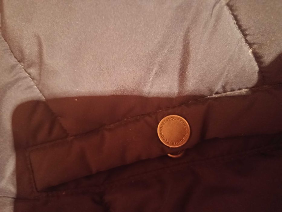 Vesta dama C&A cu gluga blana naturala Nr 34