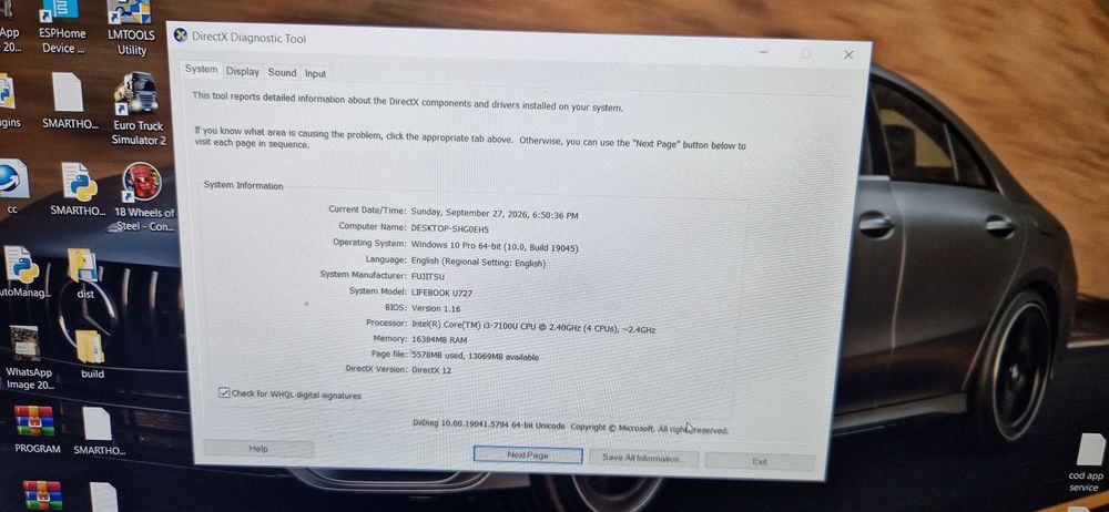 Fujitsu simens laptop u727