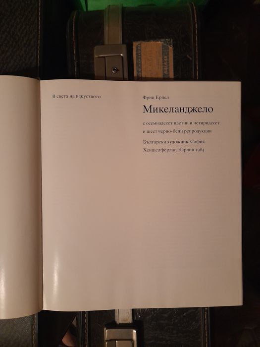Две илюстровани книги на Микеланджело и Донатело
