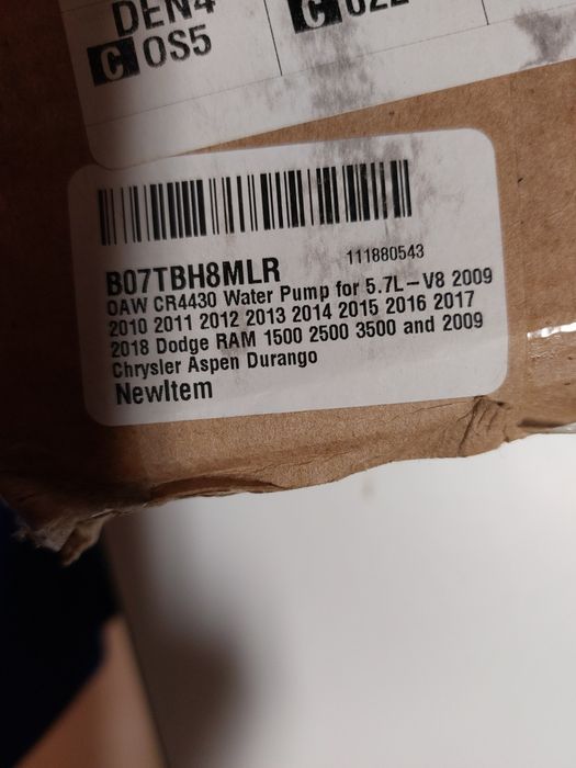 Filtru ulei K&N,pompa apa,bujii Dodge Ram