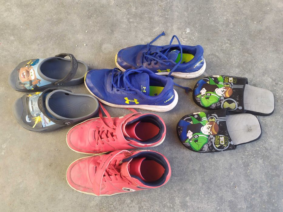 Детски маратонки и чехли Under Armour, Champion, Crocs, Ben 10 35-40