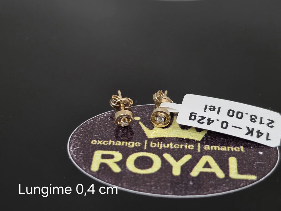 Bijuteria Royal: Cercei air 14k 0.42 gr