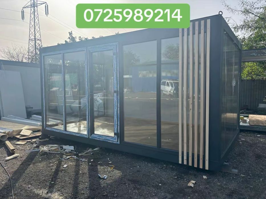 Containere premium cu terasa si scari