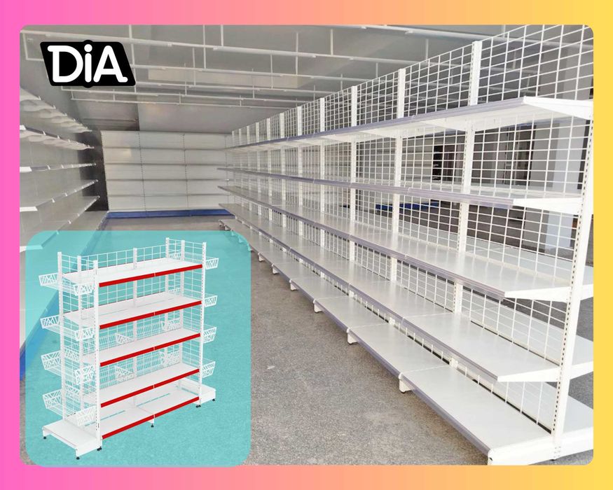 Стеллажи и полки, торговое оборудование для магазина