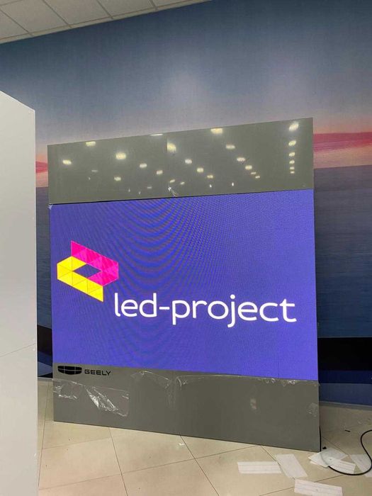 монтаж лэд экрана