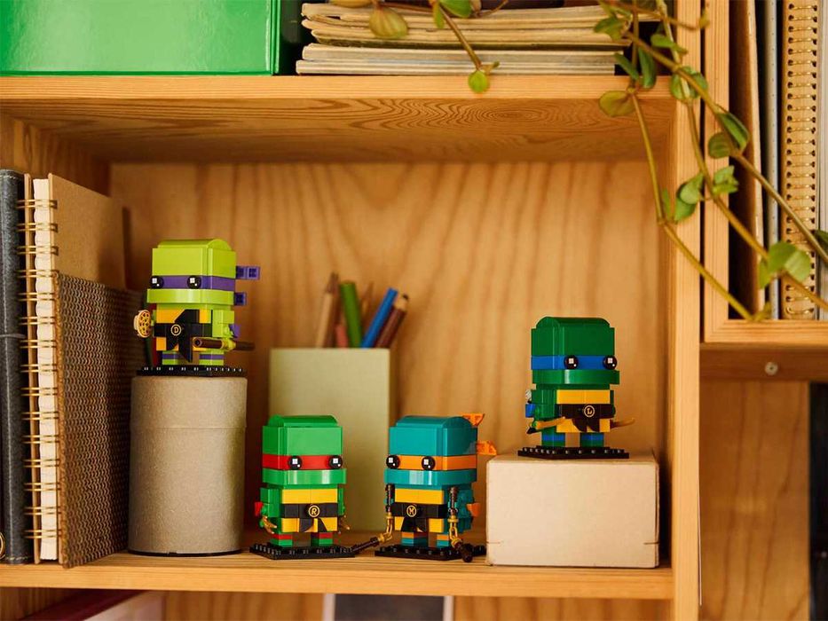 LEGO BrickHeadz 40878: Фигурки Черепашек-ниндзя (TMNT)