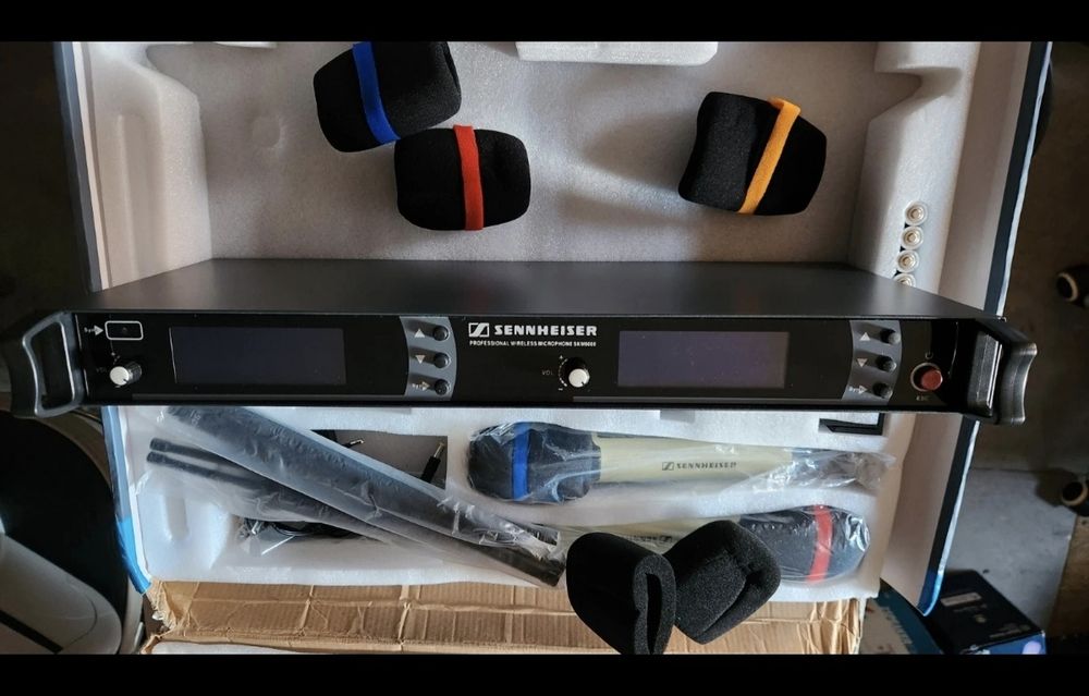 Set 2 Microfoane Fără Fir Sennheiser SKM9000 Vocal Set – Complet