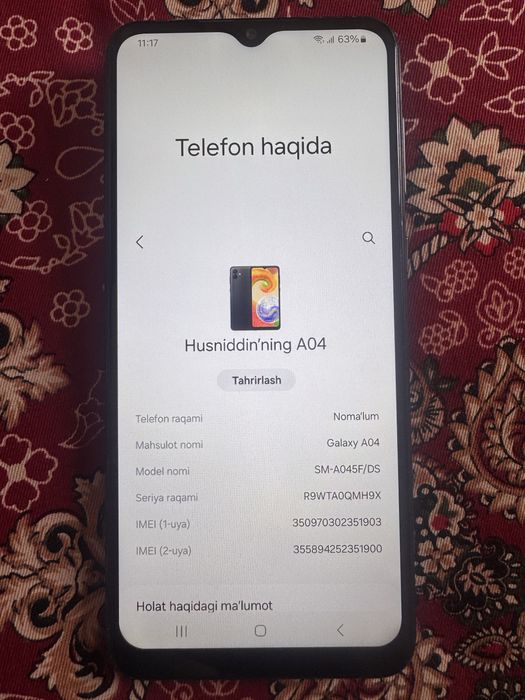 samsung 32 GB xolat yaxshi