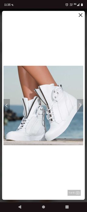 Дизайнерски кецове от естествена кожа на Exclusive jeans