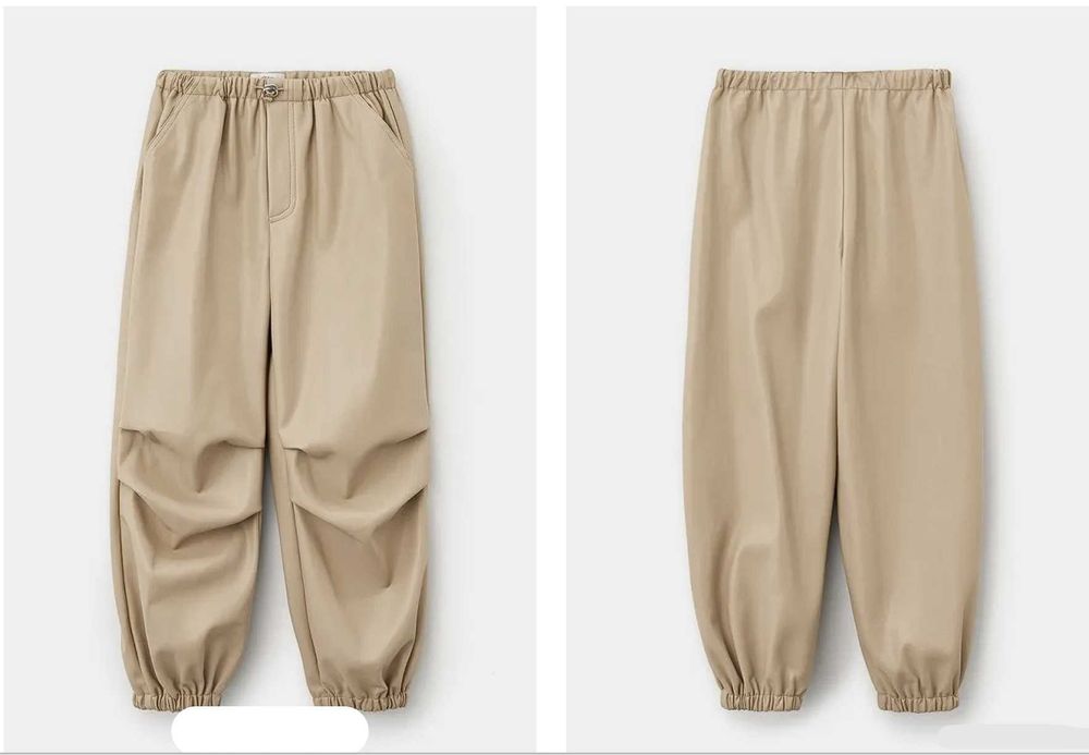 Детски кожен панталон ZARA 9-10 години