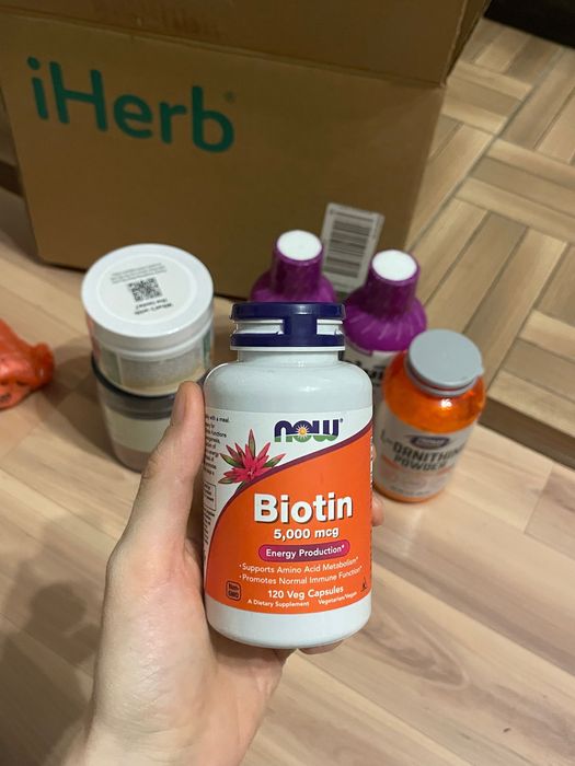 Now, Biotin Биотин 5000мкг