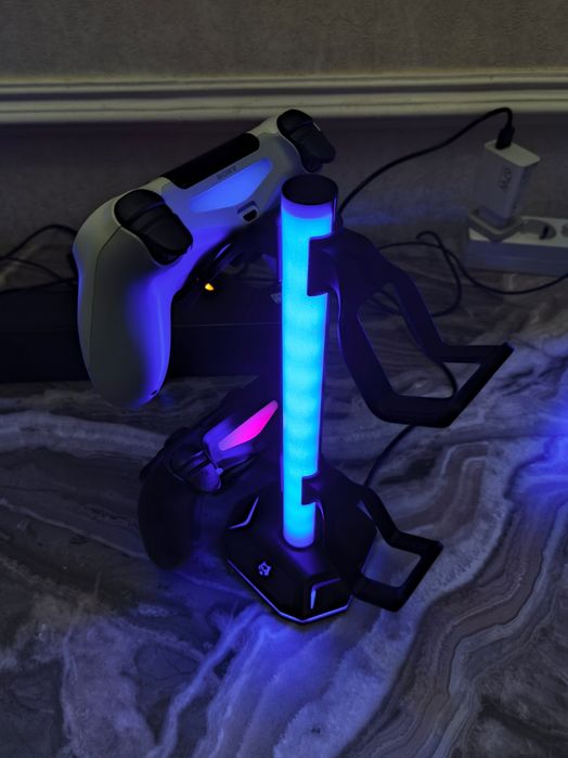 Подставка RGB для наушников и геймпада PS5-Xbox