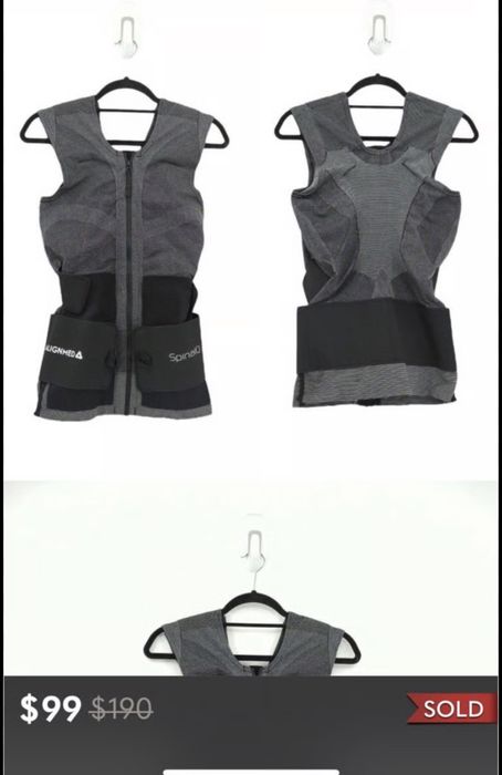 Унисекс ортопедична жилетка  SPINAL  Q ALIGNMED . Размер XS