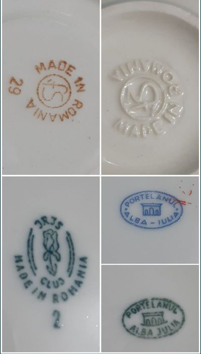 Serviciu Cafea Ceai Vintage Retro Romania anii 70  ...