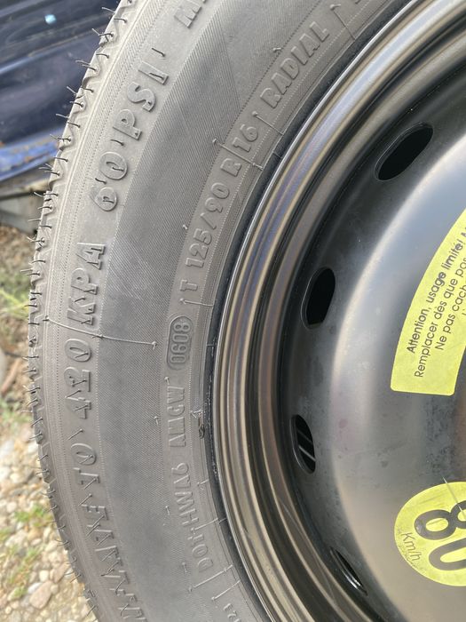 Резервна гума патерица 5х112 16 цола за  мерцедес