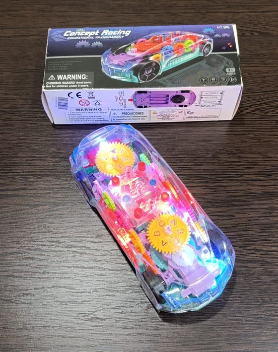 Машинки с шестерёнками музыкальные