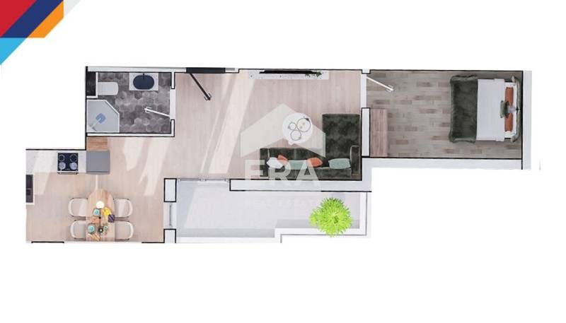 Двустаен апартамент ново строителство в ж.к. Стрелбище